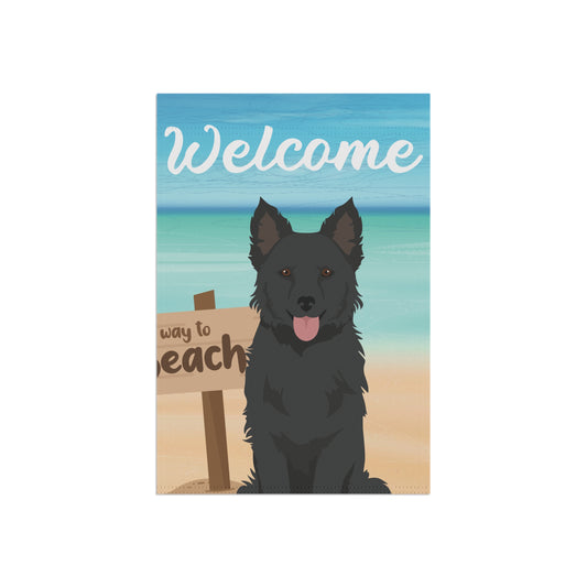 Mudi Dog Garden Flag
