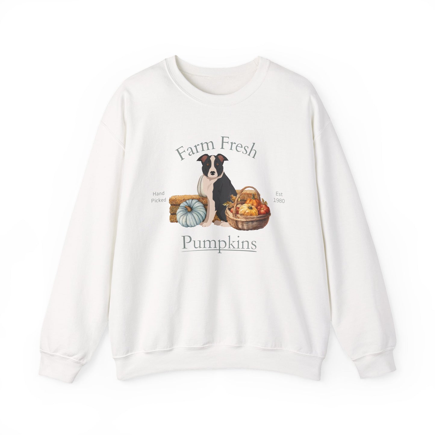 McNab Dog Fall Farm Fresh Unisex Heavy Blend Crewneck Sweatshirt