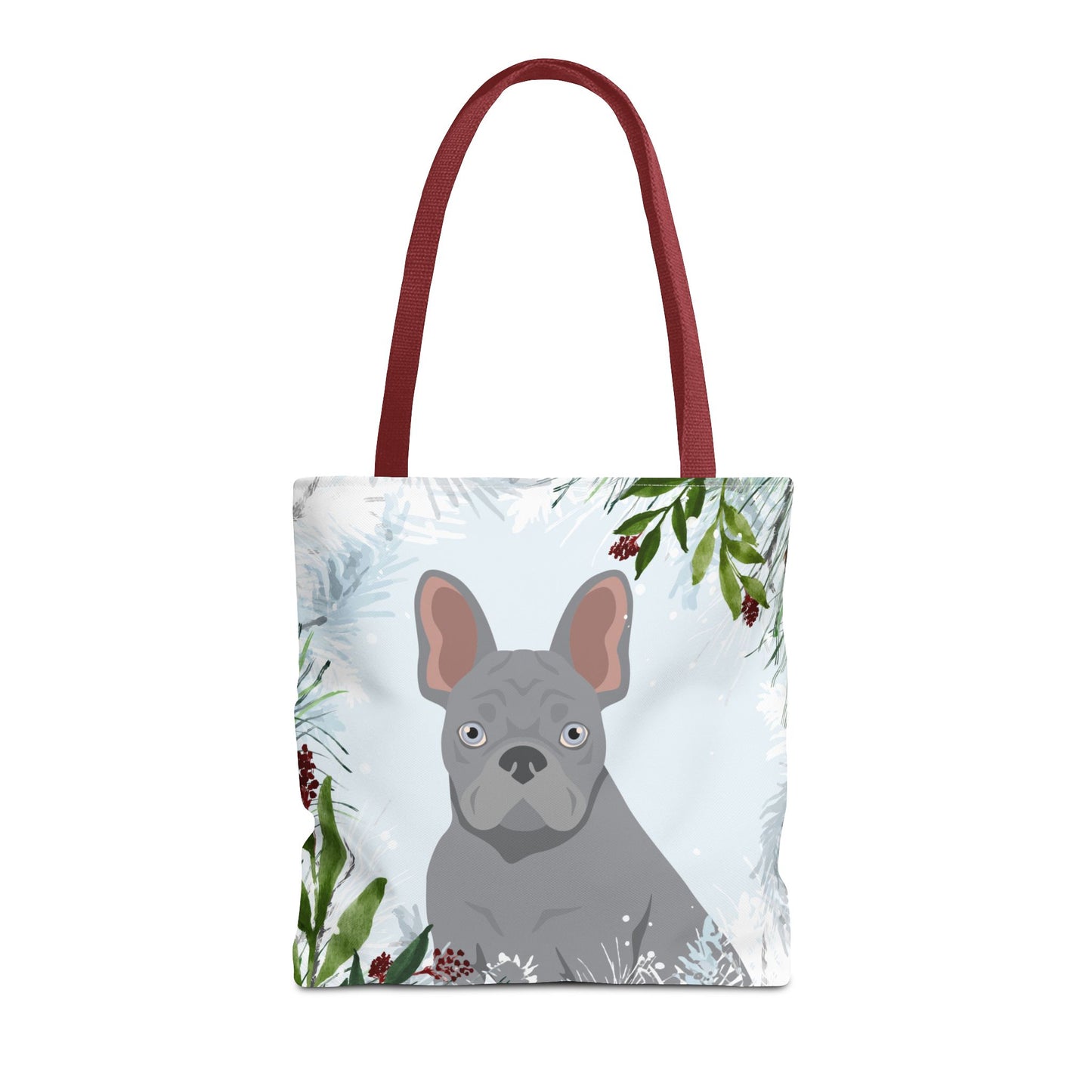 French Bulldog Dog Christmas Holiday Tote Bag 16x16