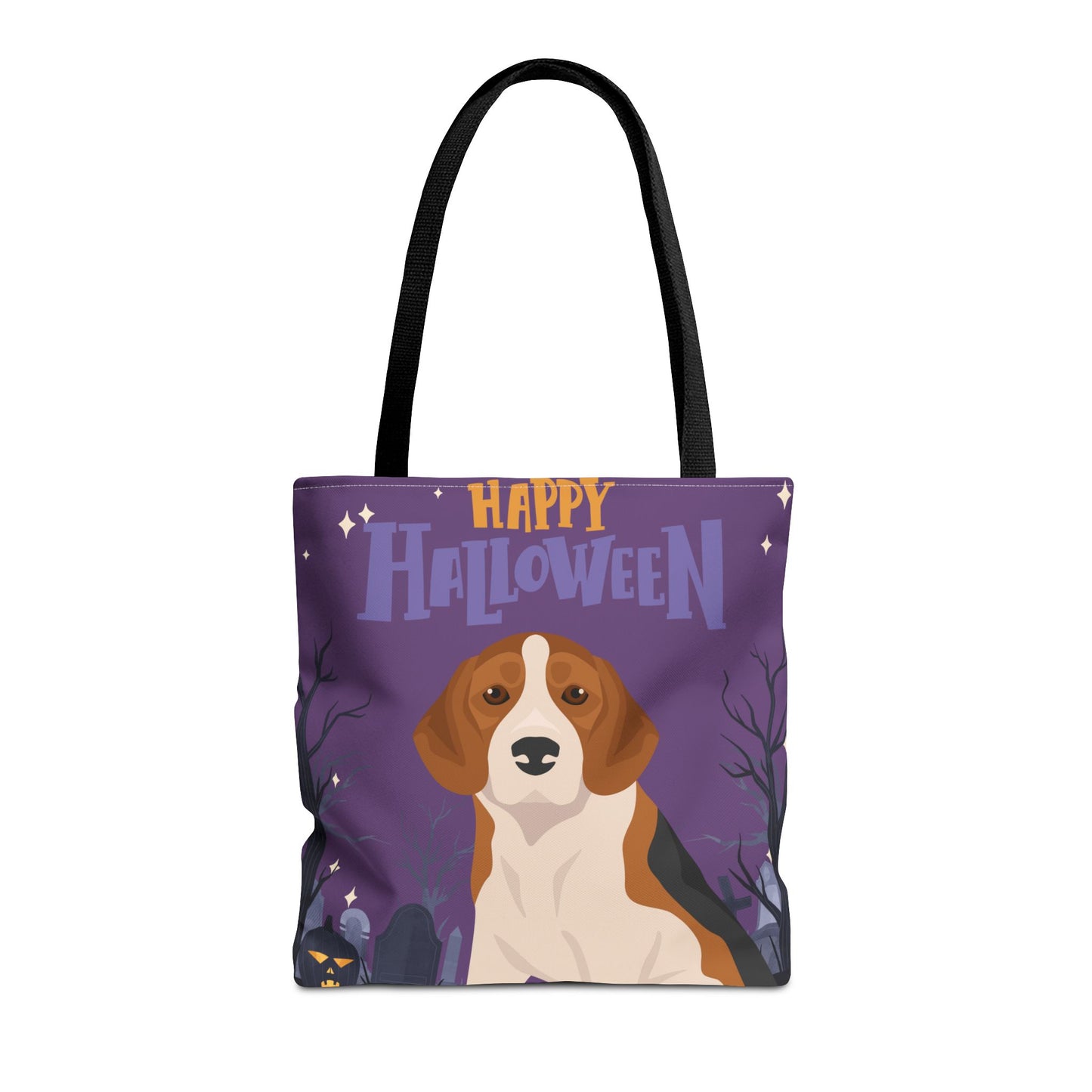 Beagle Dog Happy Halloween Tote Bag 16x16