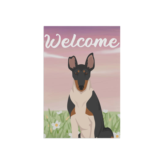Smooth Collie Dog Welcome Garden Flag