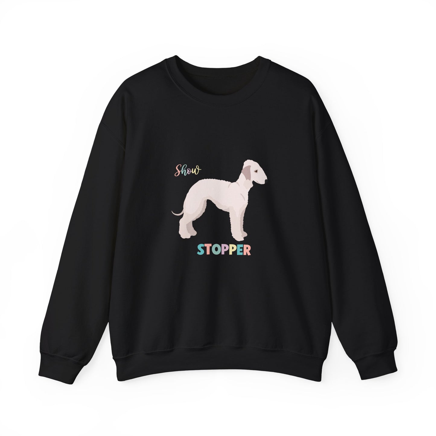 Bedlington Terrier Dog Unisex Heavy Blend Crewneck Sweatshirt