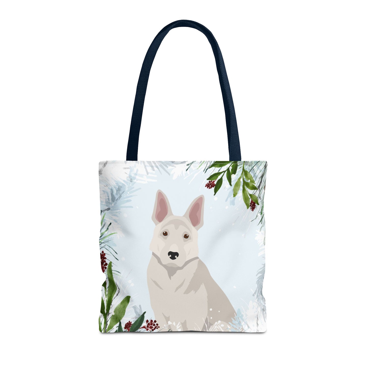 German Shepherd Dog Christmas Holiday Tote Bag 16x16