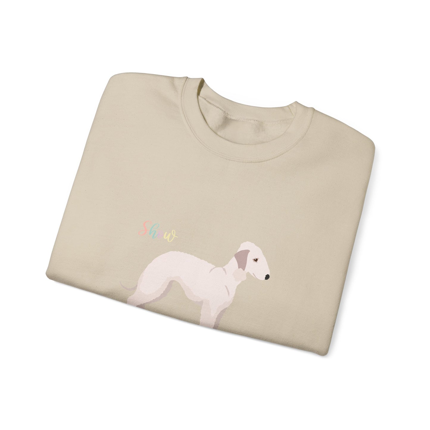 Bedlington Terrier Dog Unisex Heavy Blend Crewneck Sweatshirt