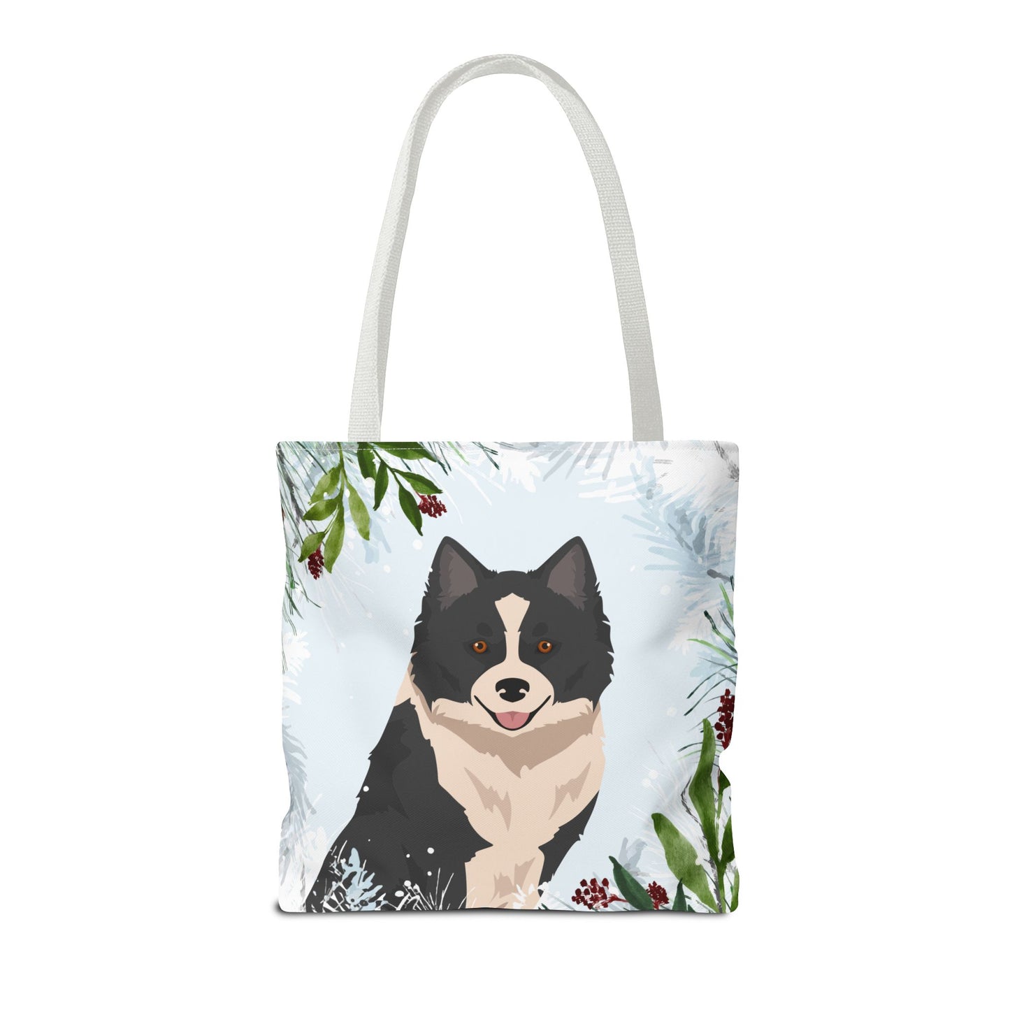 Nenets Herding Laika Dog Christmas Holiday Tote Bag 16x16