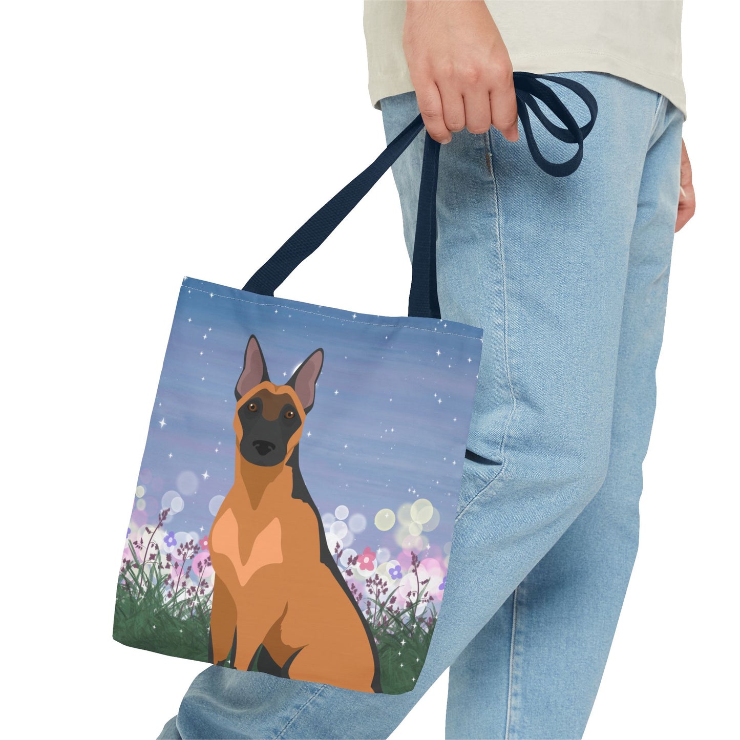 Belgian Malinois Dog Tote Bag 13x13