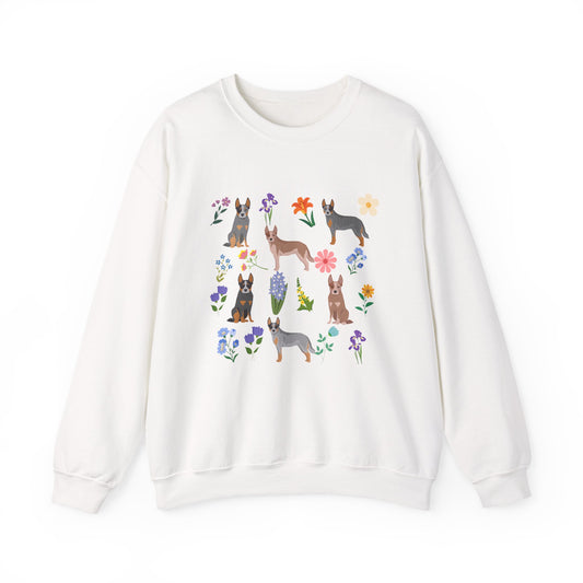Australian Cattle Dog Dog Unisex Spring Cottage Core Crewneck Sweatshirt