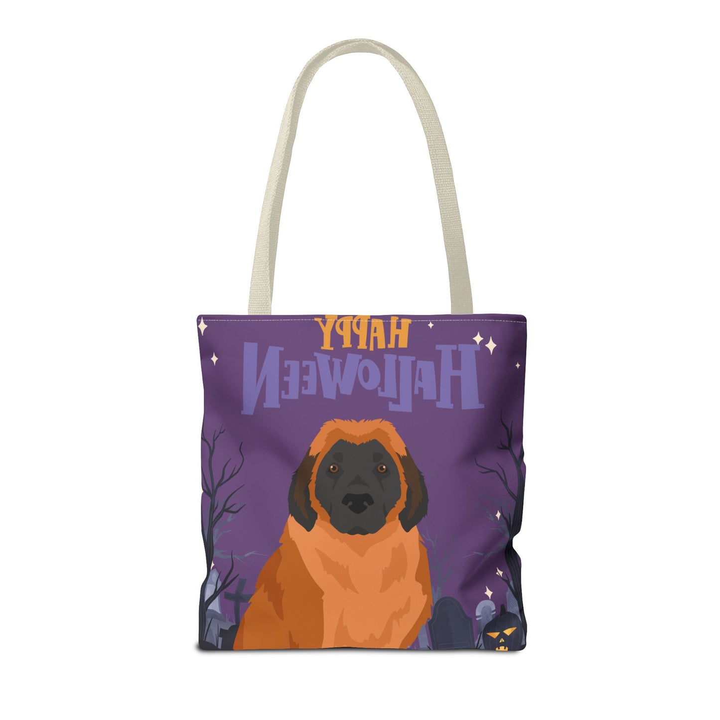 Leonberger Dog Happy Halloween Tote Bag 16x16