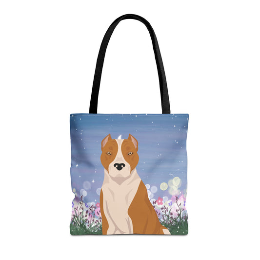 American Staffordshire Terrier Dog Tote Bag 16x16