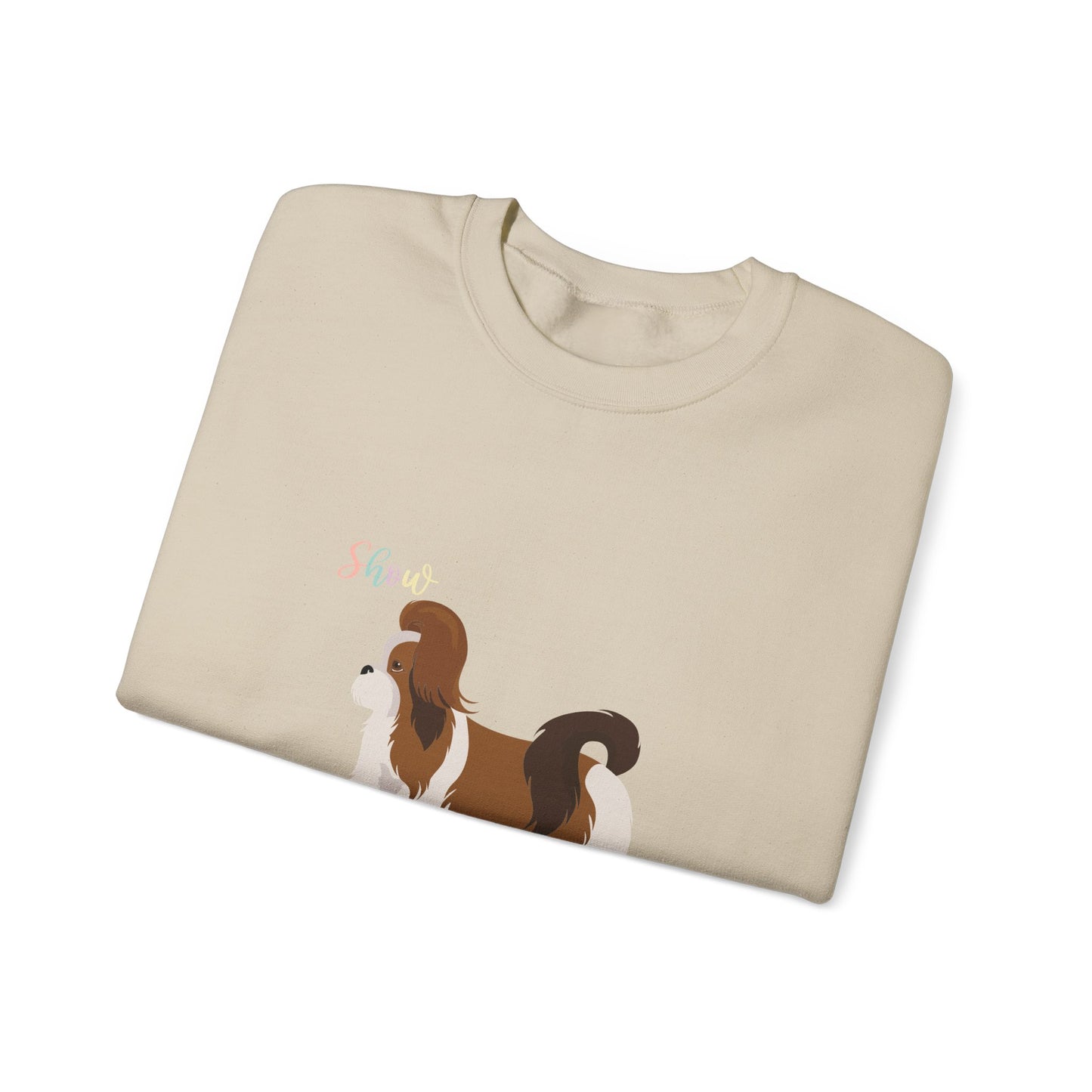 Shih Tzu Dog Unisex Heavy Blend Crewneck Sweatshirt