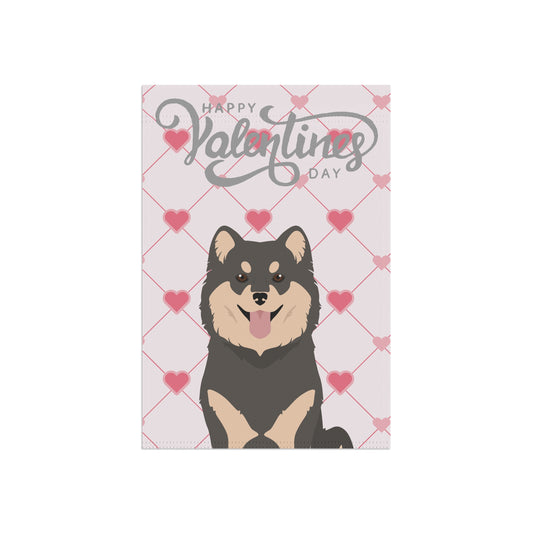 Finnish Lapphund Dog Valentines Day Garden Flag