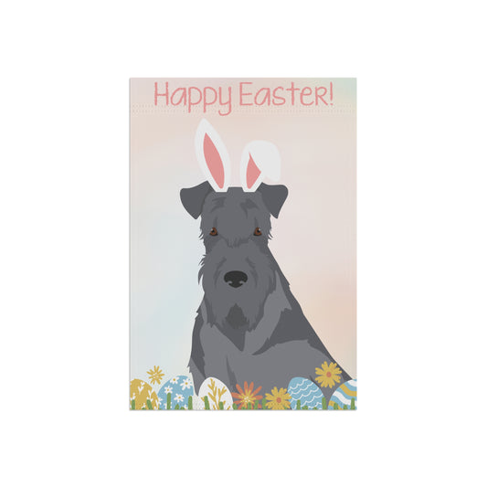 Kerry Blue Terrier Dog Happy Easter Garden Flag