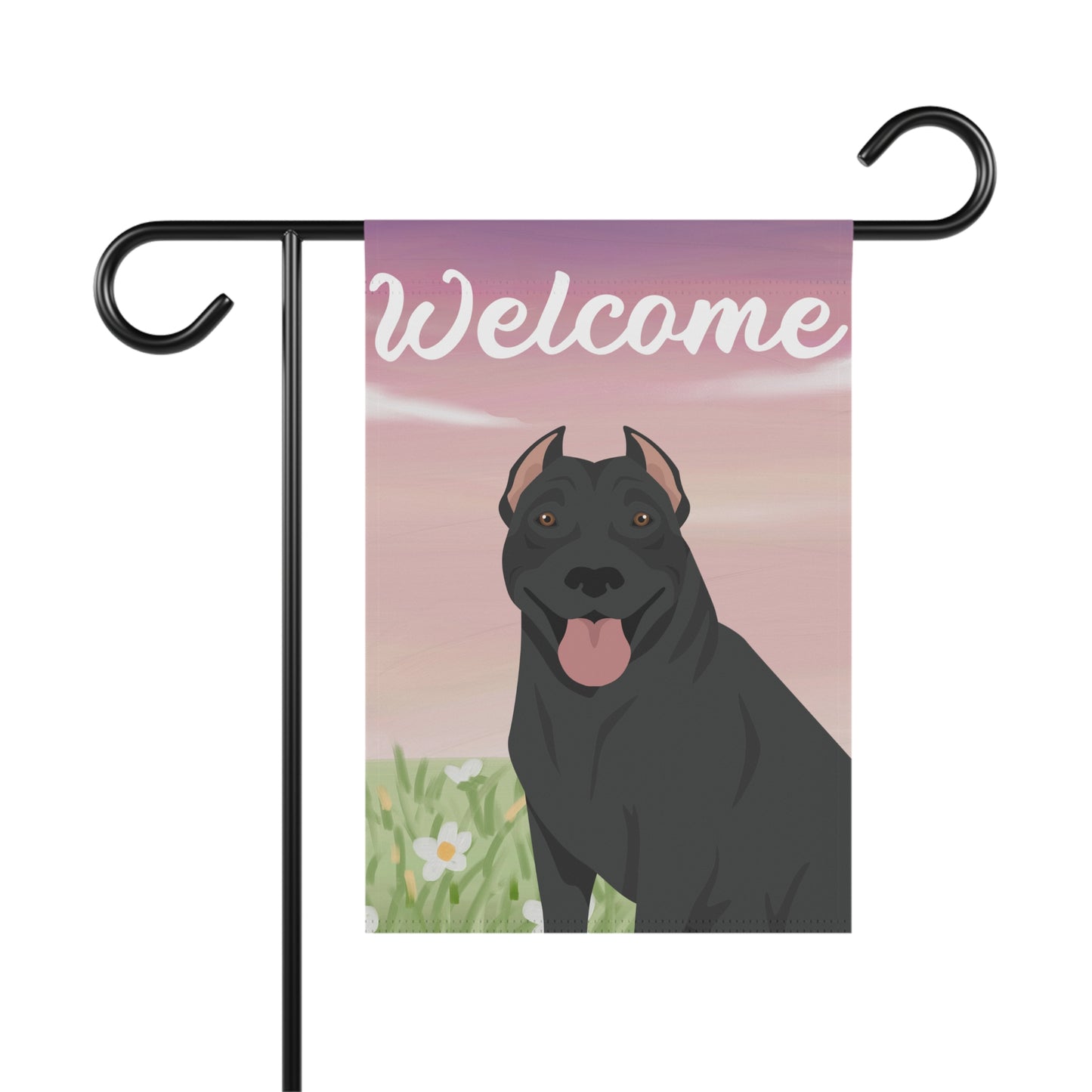 Pit Bull Dog Welcome Garden Flag