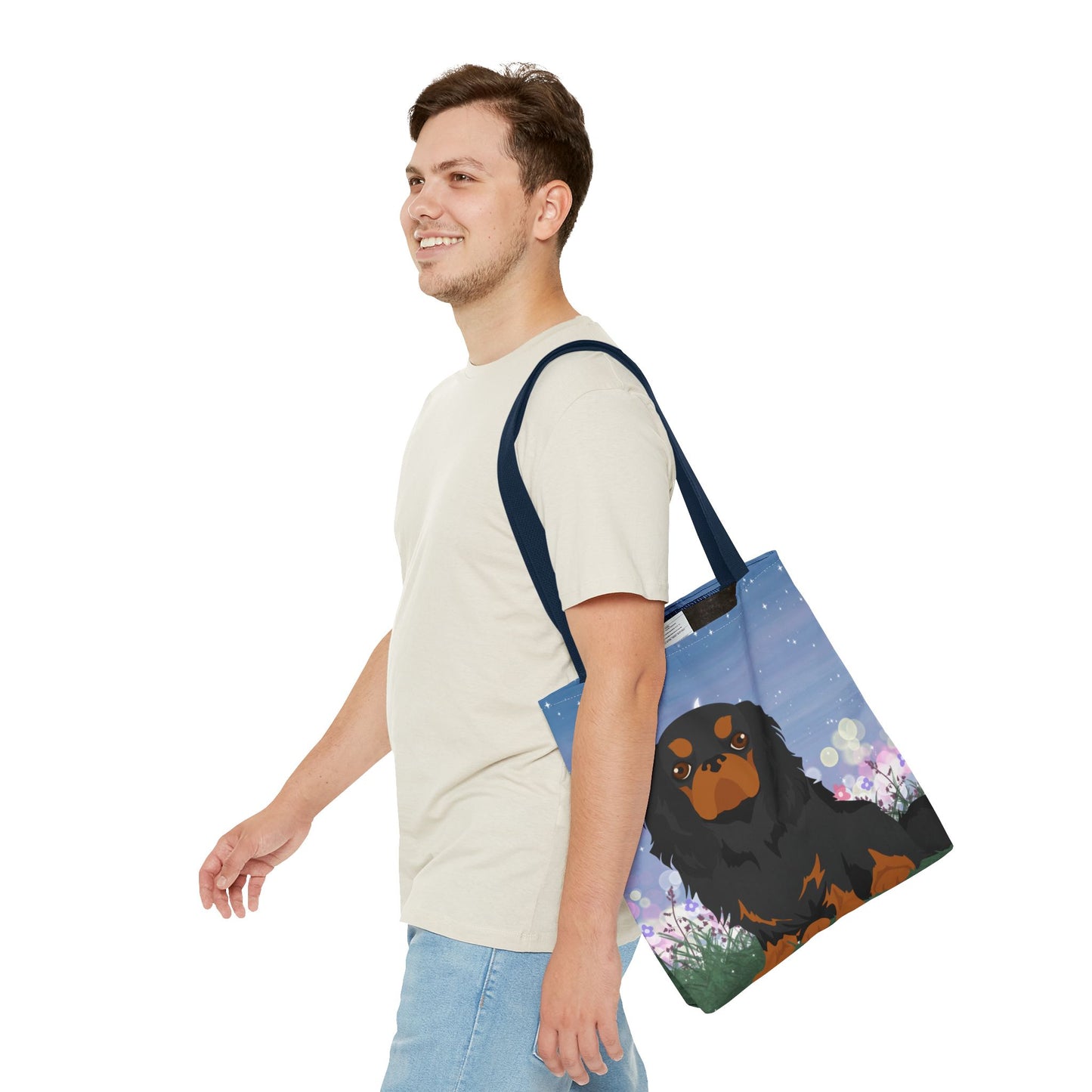 English Toy Spaniel Dog Tote Bag 16x16