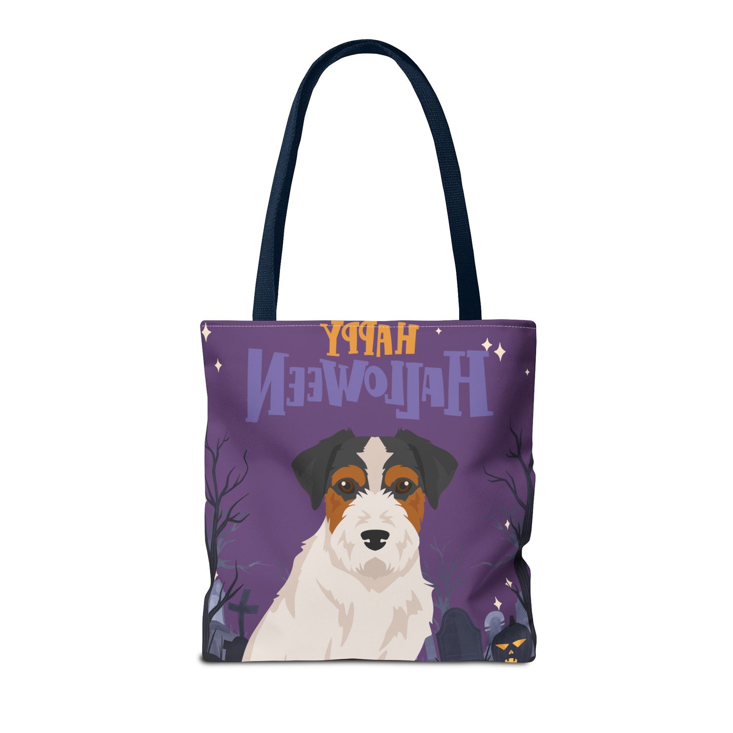 Jack Russell Terrier Dog Happy Halloween Tote Bag 16x16