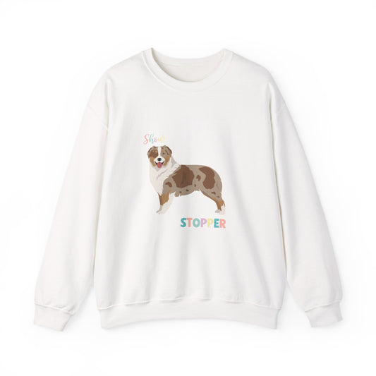 Australian Shepherd Dog Unisex Heavy Blend Crewneck Sweatshirt