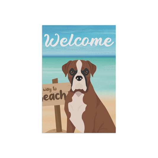 Boxer Dog Garden Flag