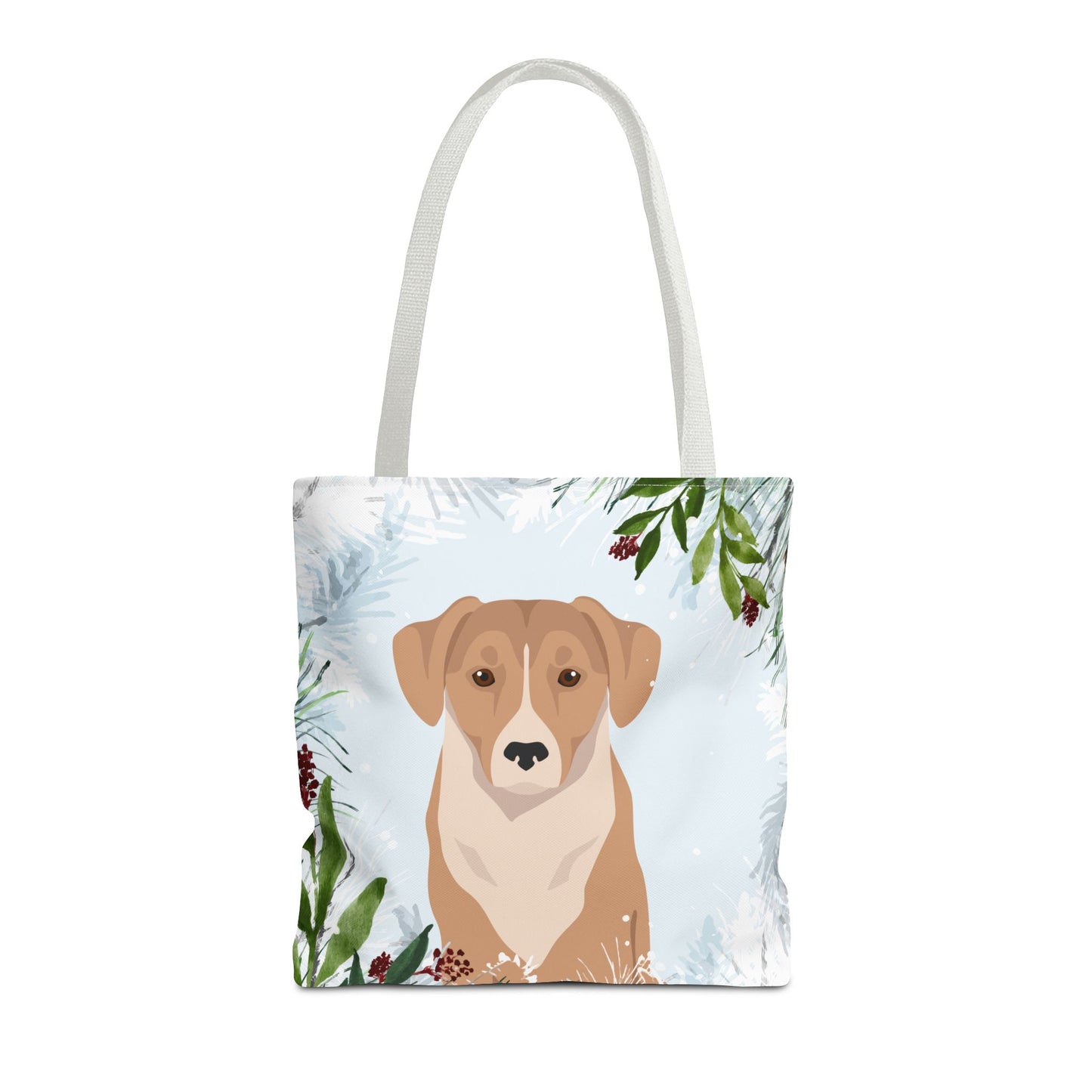 Austrian Pinscher Dog Christmas Holiday Tote Bag 16x16
