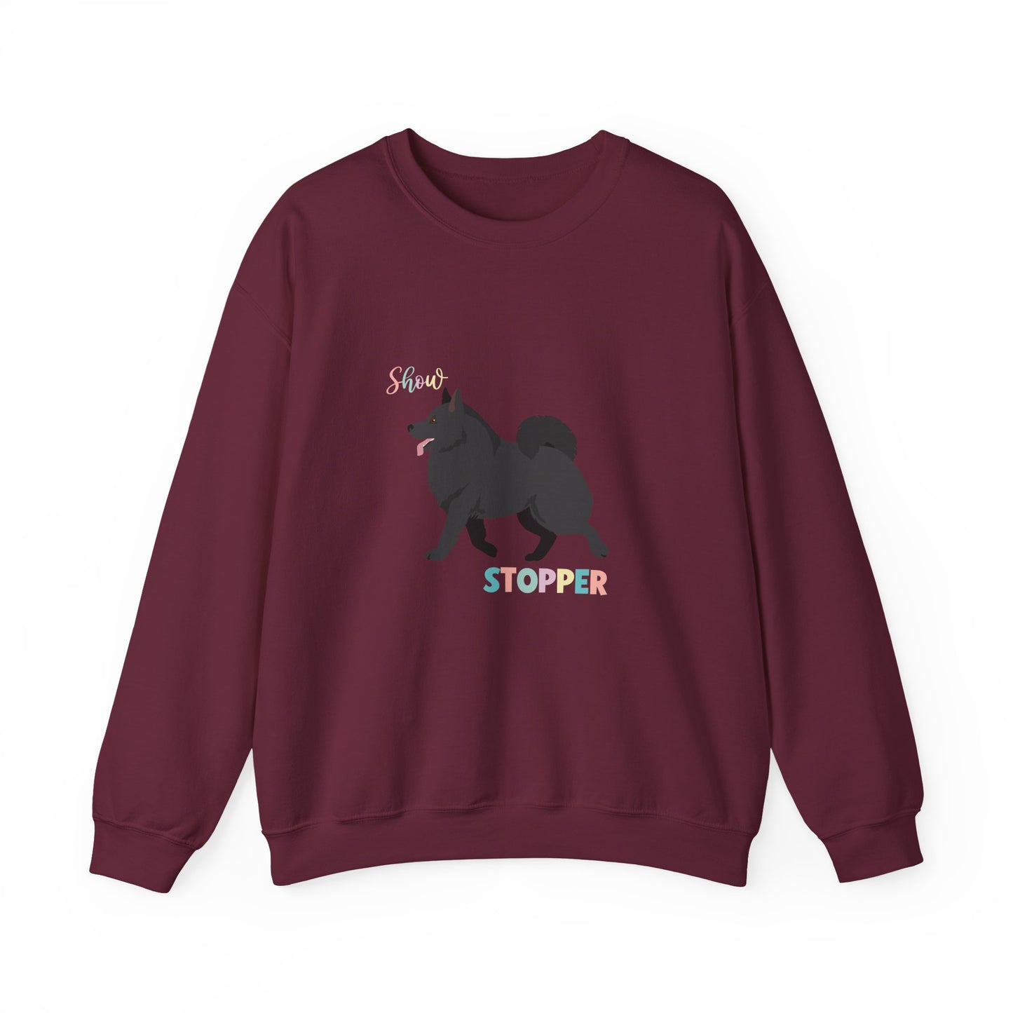 Schipperke Dog Unisex Heavy Blend Crewneck Sweatshirt