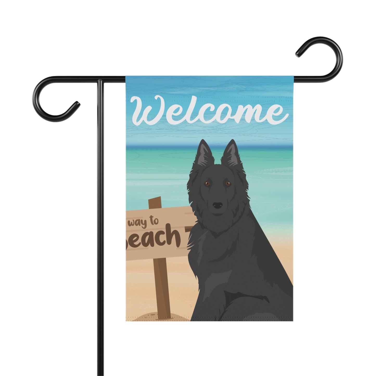 Belgian Sheepdog Dog Garden Flag