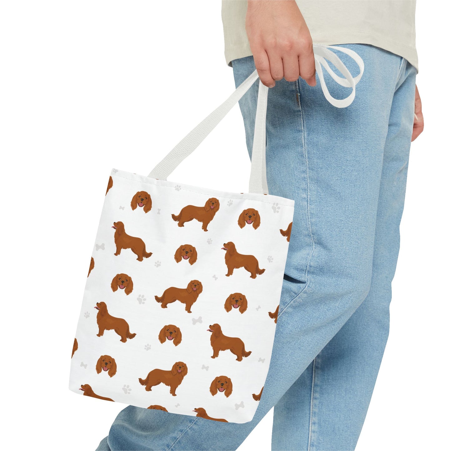 Cavalier King Charles Spaniel Dog Tote Bag