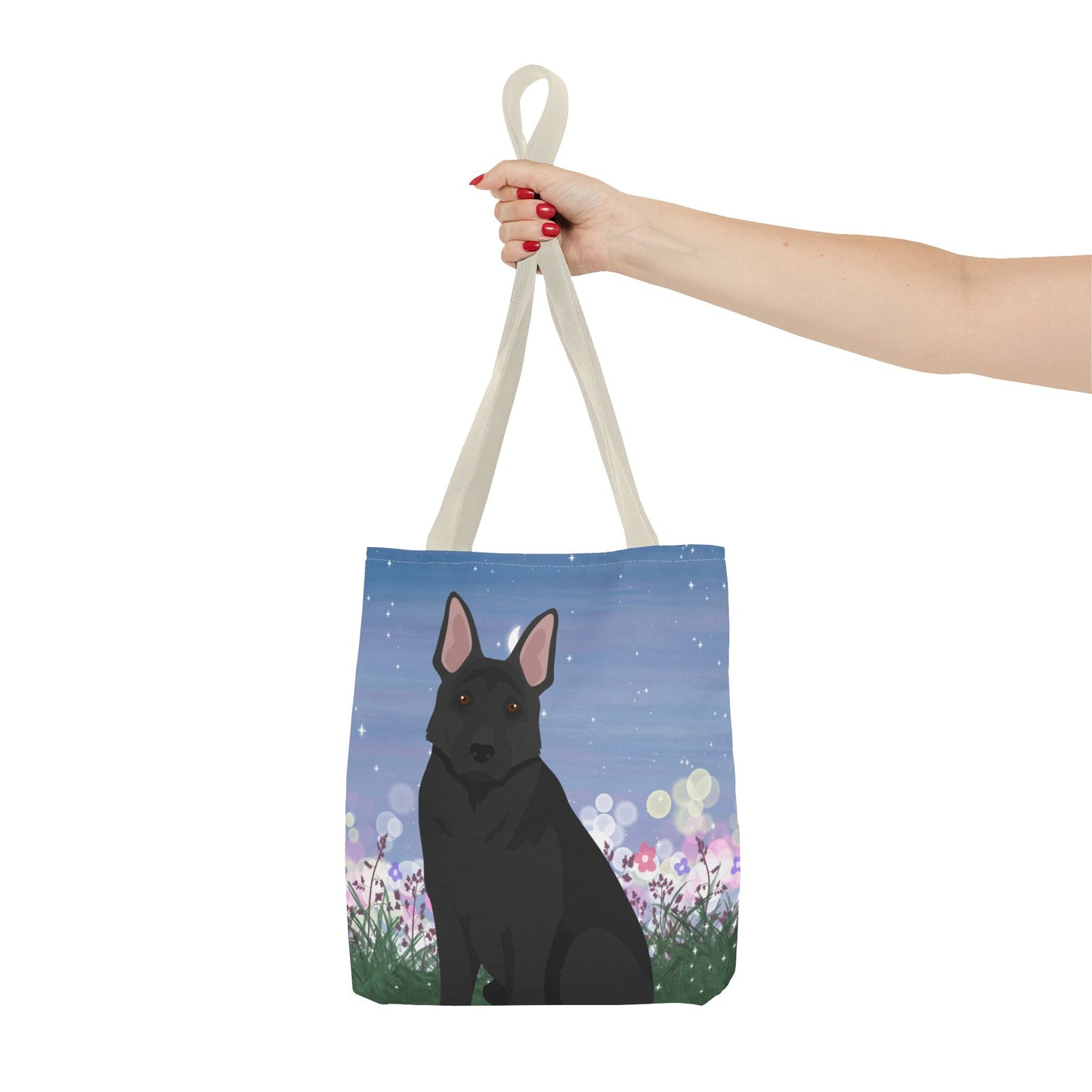 German Shepherd Dog Tote Bag 13x13