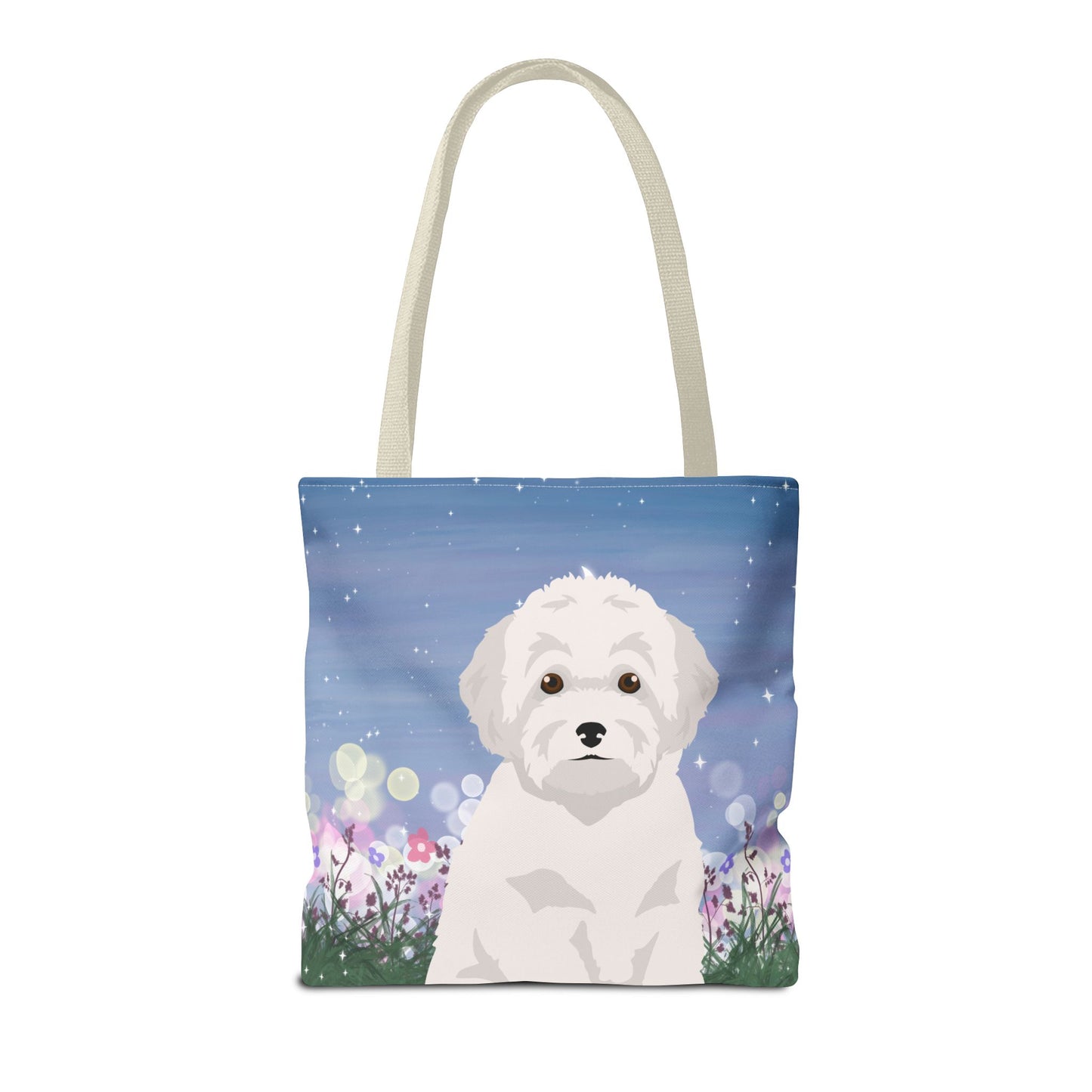 Toy Poodle Dog Tote Bag 16x16