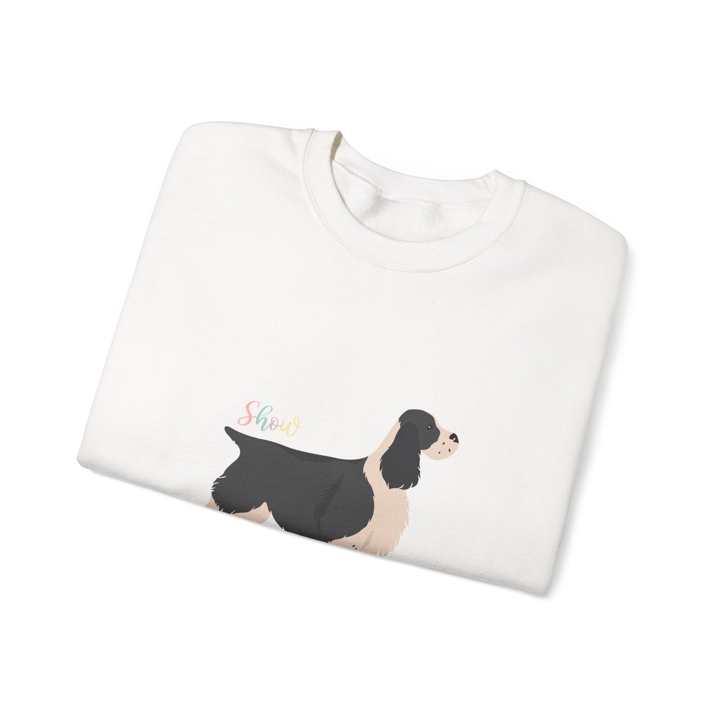 Springer Spaniel Dog Unisex Heavy Blend Crewneck Sweatshirt