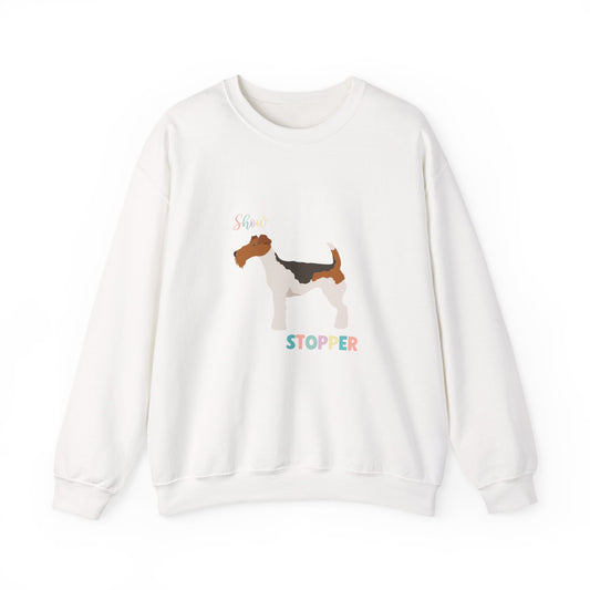 Wire Fox Terrier Dog Unisex Heavy Blend Crewneck Sweatshirt
