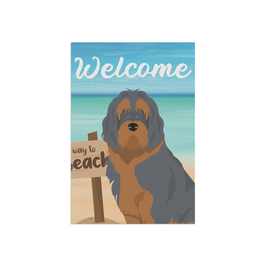 Otterhound Dog Garden Flag