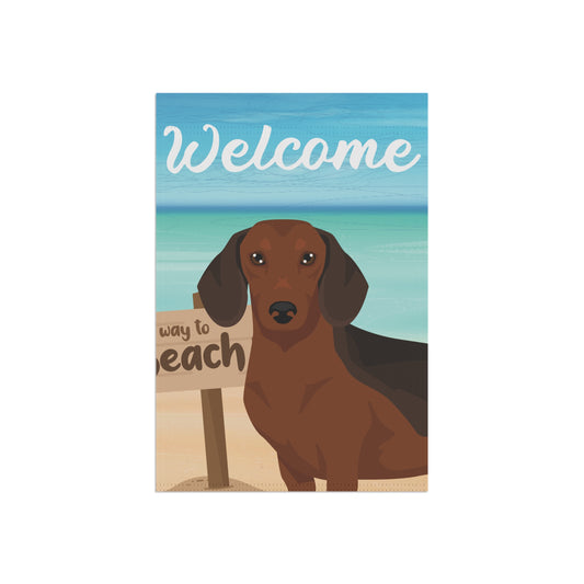 Dachshund Dog Garden Flag