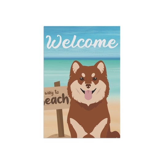 Finnish Lapphund Dog Garden Flag