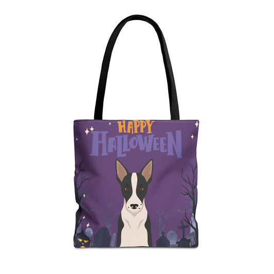 Border Collie Dog Happy Halloween Tote Bag 16x16