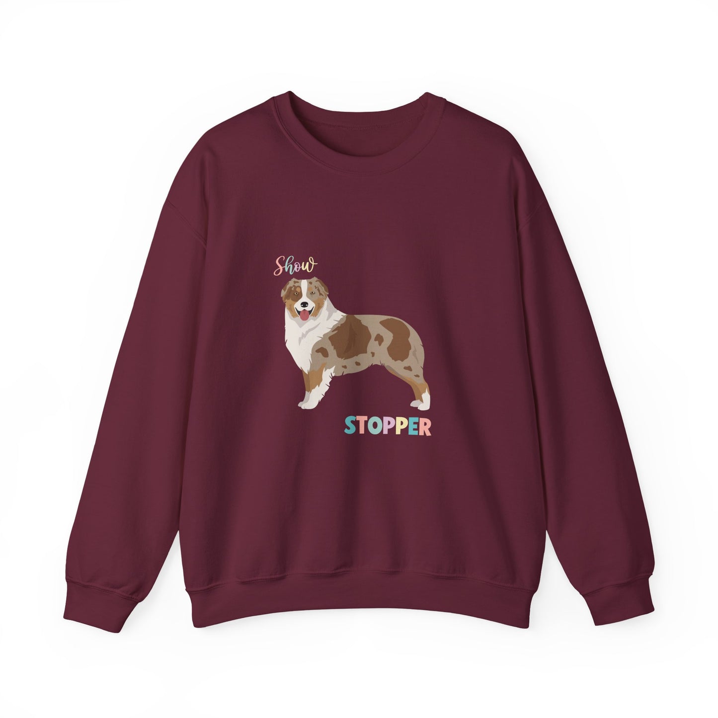 Australian Shepherd Dog Unisex Heavy Blend Crewneck Sweatshirt