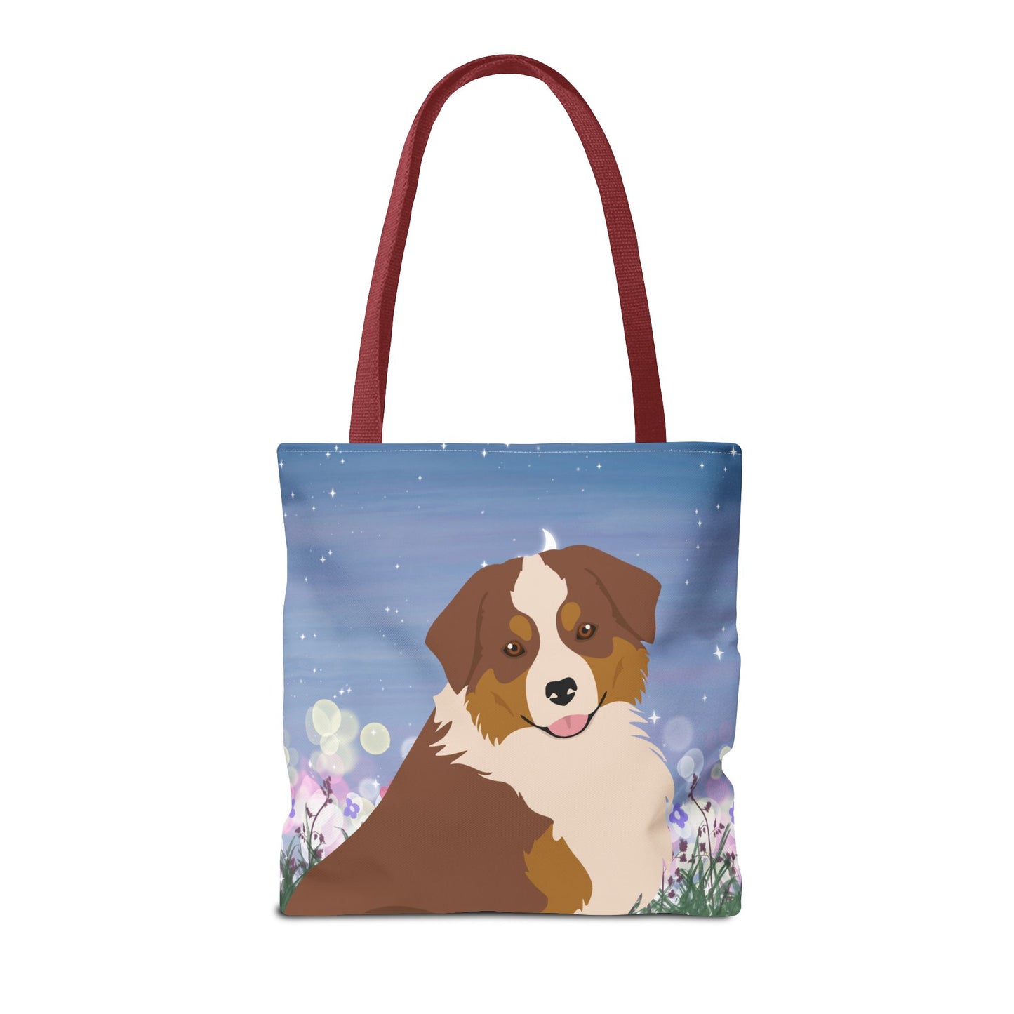 Miniature American Shepherd Dog Tote Bag 16x16