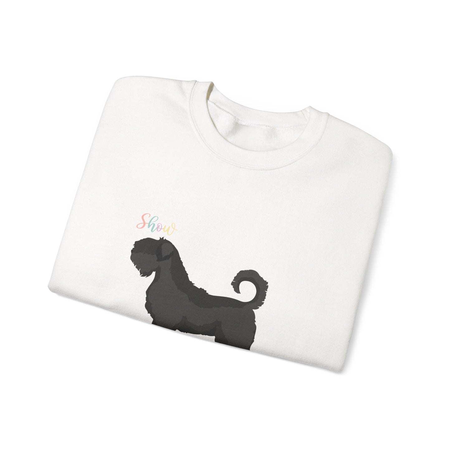 Black Russian Terrier Dog Unisex Heavy Blend Crewneck Sweatshirt