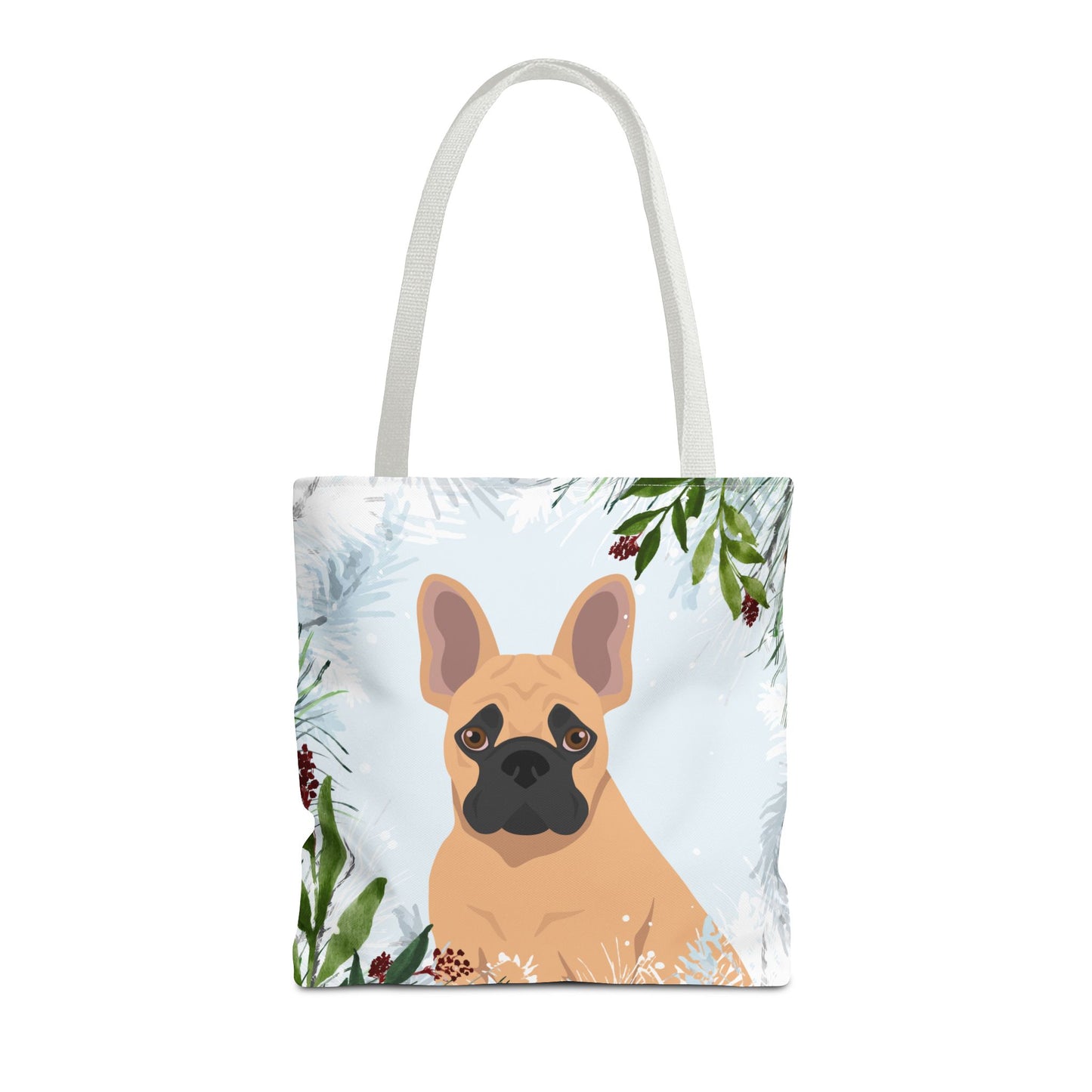 French Bulldog Dog Christmas Holiday Tote Bag 16x16