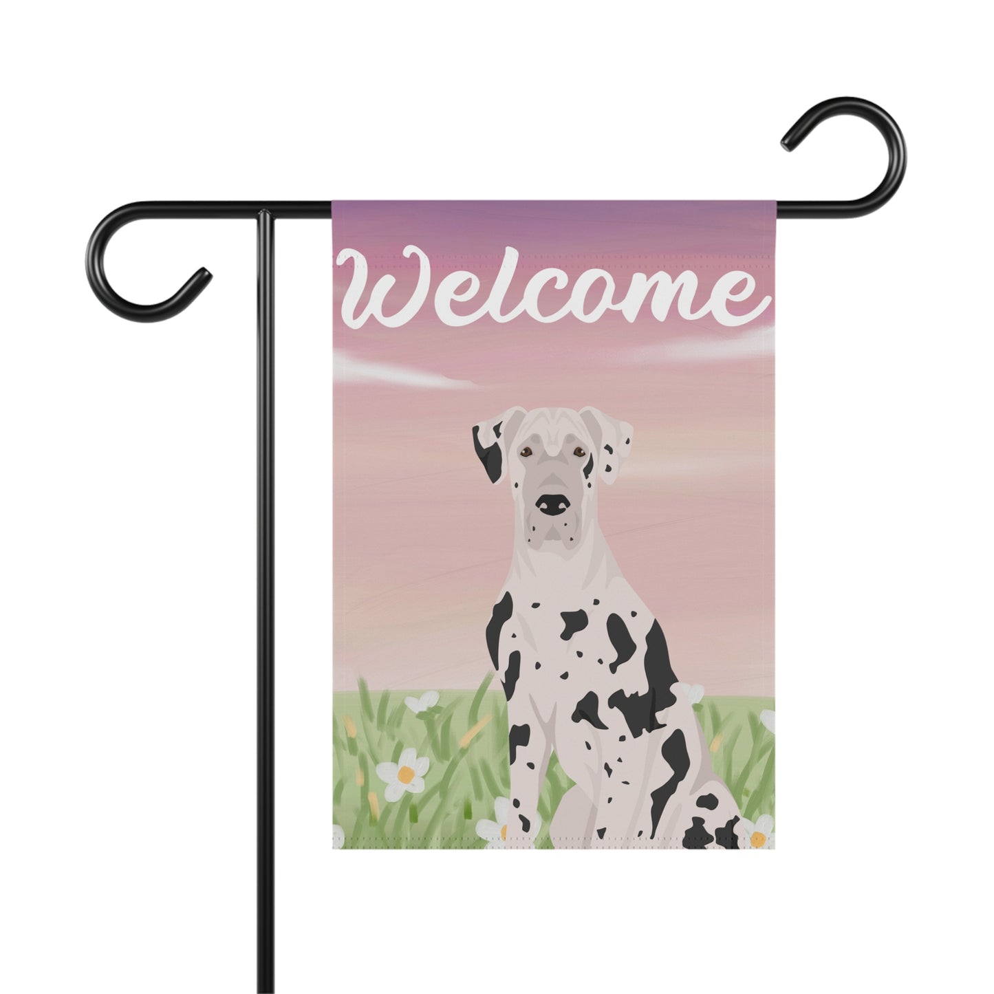 Great Dane Dog Welcome Garden Flag