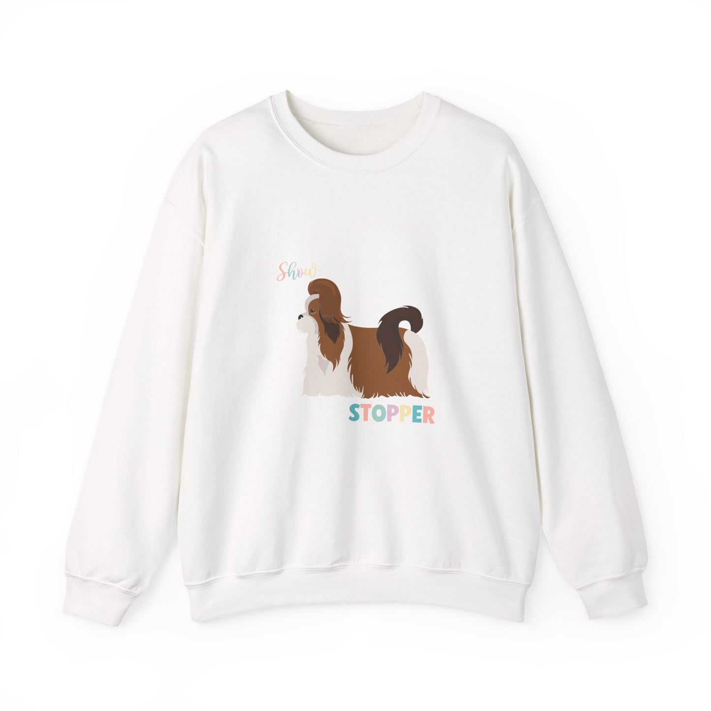 Shih Tzu Dog Unisex Heavy Blend Crewneck Sweatshirt