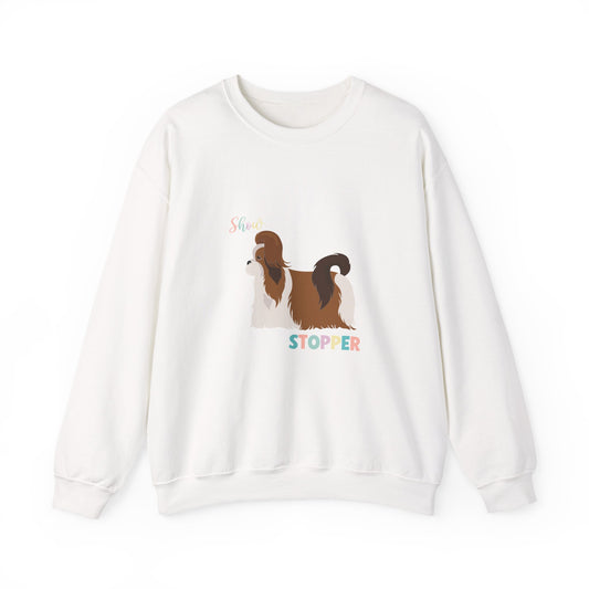 Shih Tzu Dog Unisex Heavy Blend Crewneck Sweatshirt