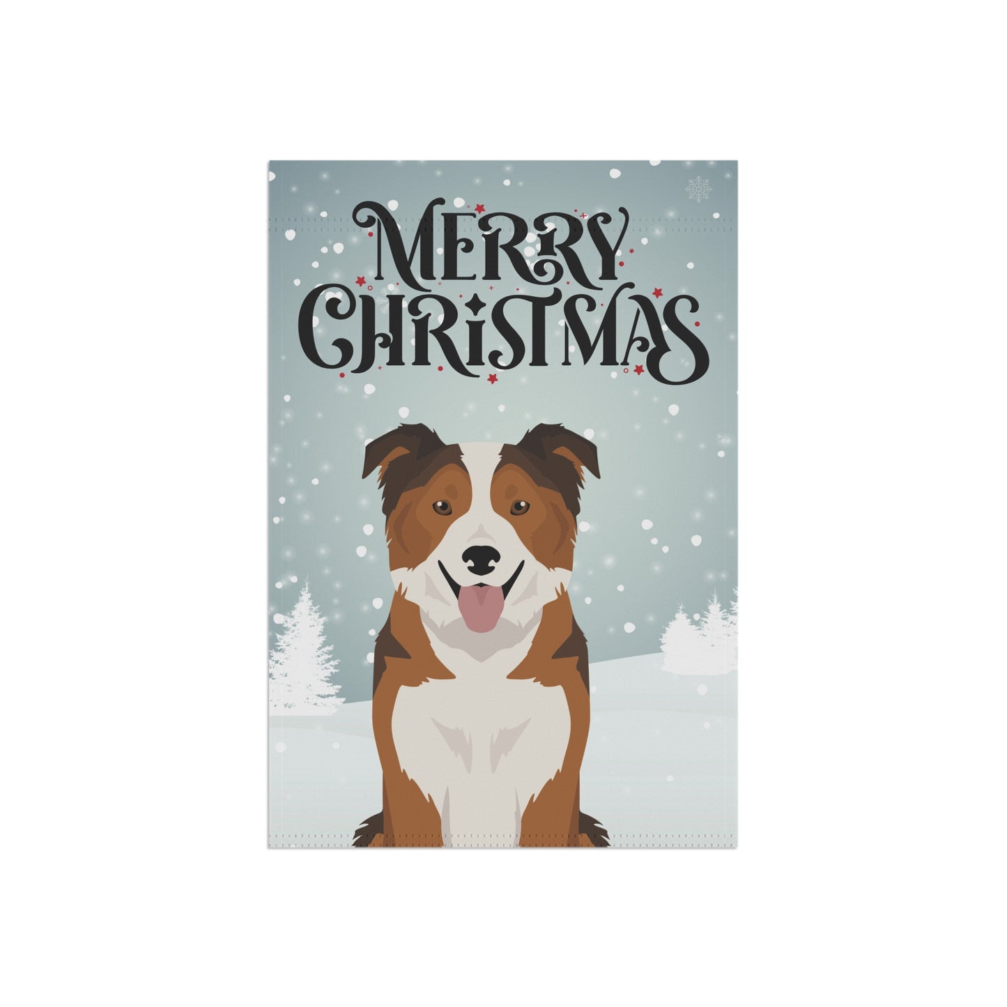 Border Collie Dog Garden Flag