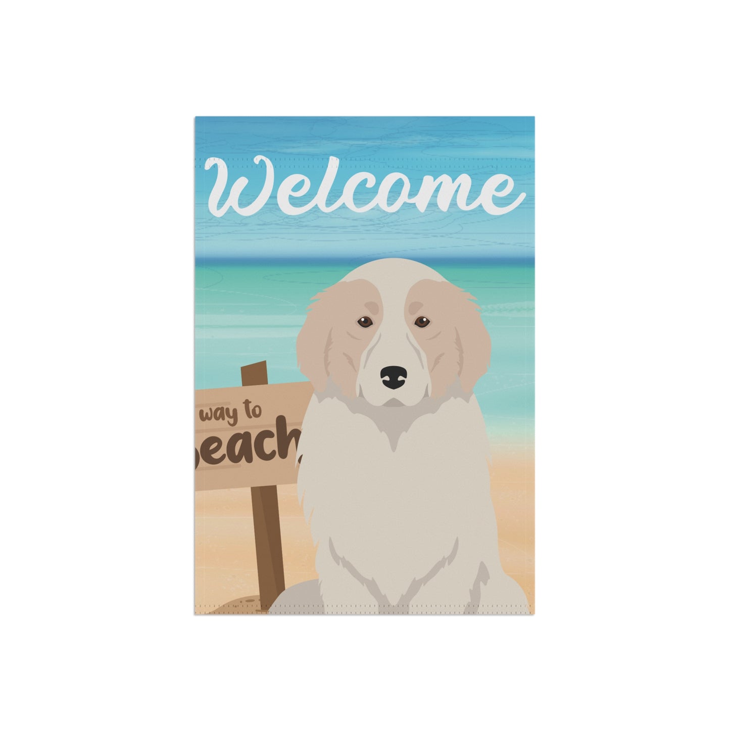 Great Pyrenees Dog Garden Flag
