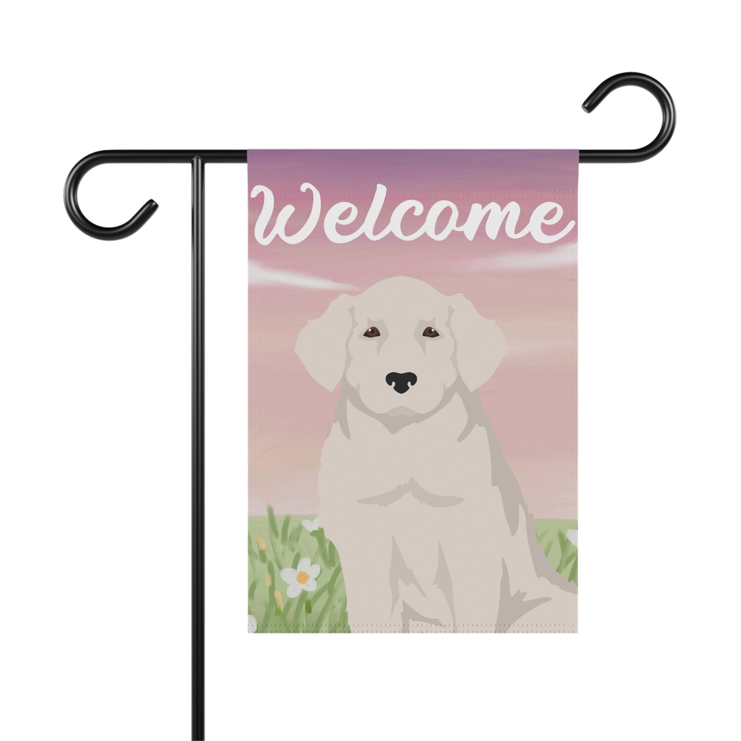 Kuvas Dog Welcome Garden Flag