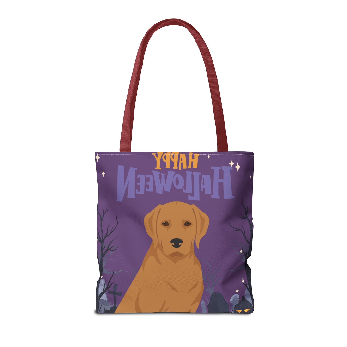 Labrador Retriever Dog Happy Halloween Tote Bag 16x16