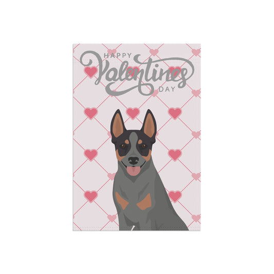 Australian Stumpy Tail Cattle Dog Valentine's Day Garden Flag