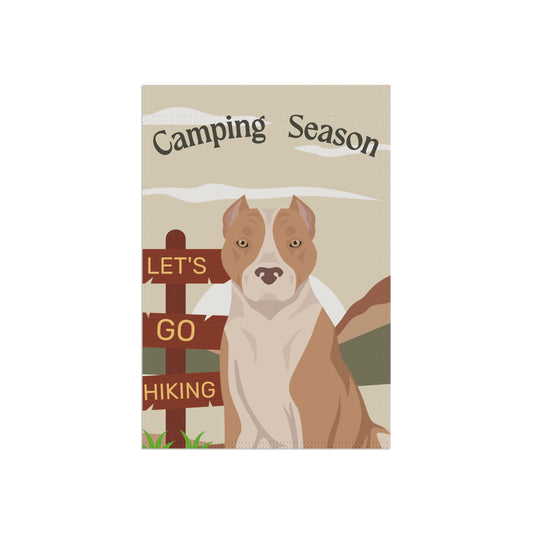 American Staffordshire Terrier Dog Camping Garden Flag