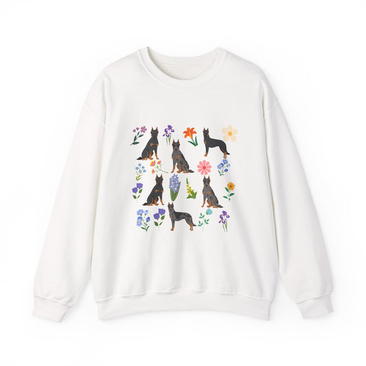 Beauceron Dog Unisex Spring Cottage Core Crewneck Sweatshirt