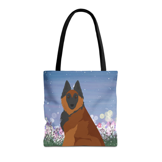 Belgian Tervuren Dog Tote Bag 16x16
