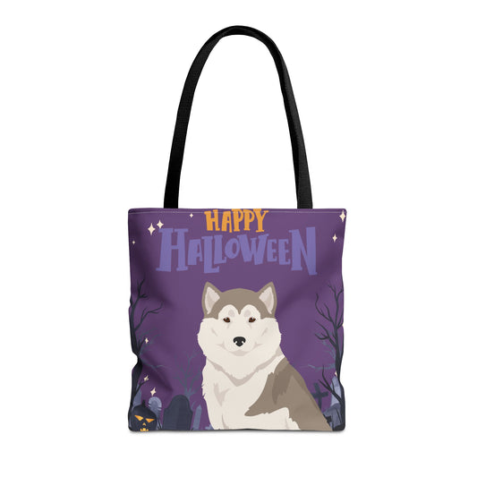 Greenland Dog Dog Happy Halloween Tote Bag 16x16