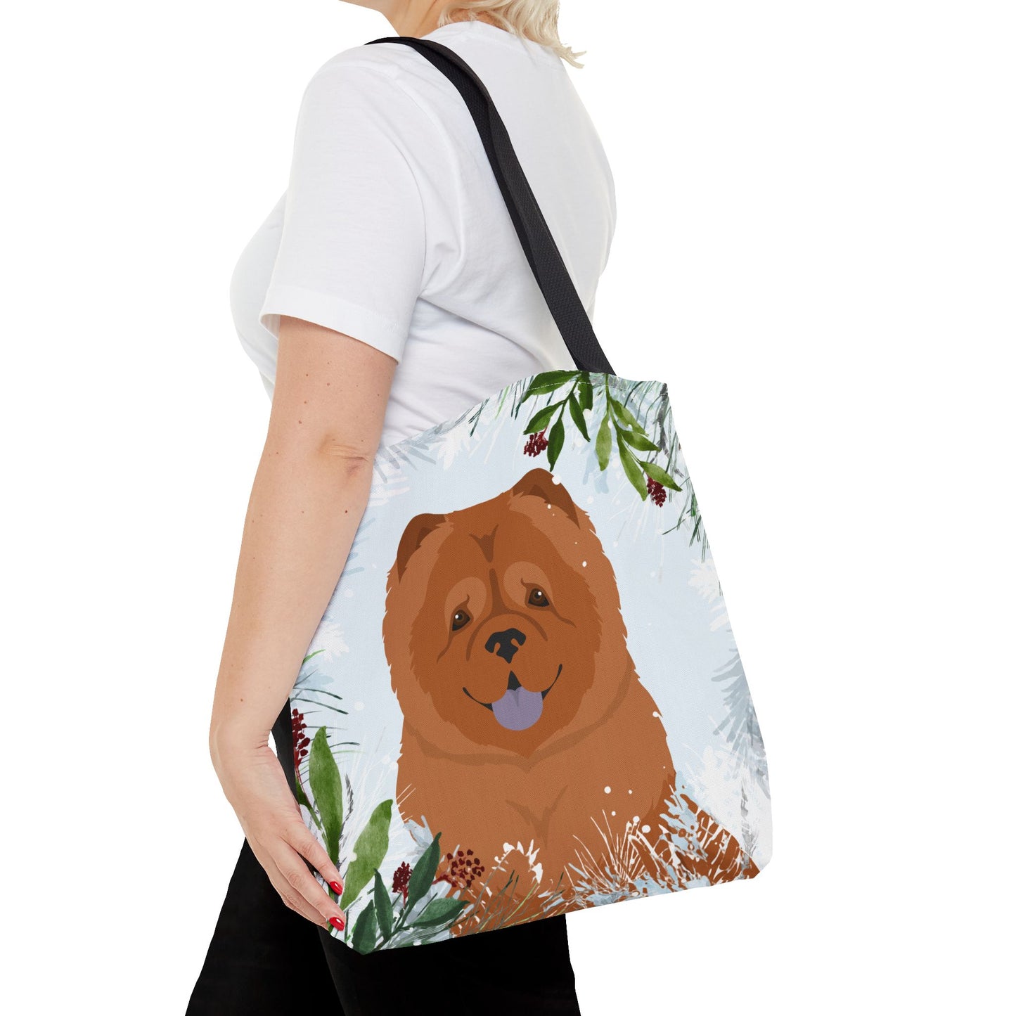Chow Chow Dog Christmas Holiday Tote Bag 16x16